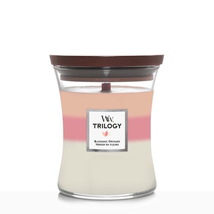 WoodWick Blooming Orchard Trilogy Medium Jar